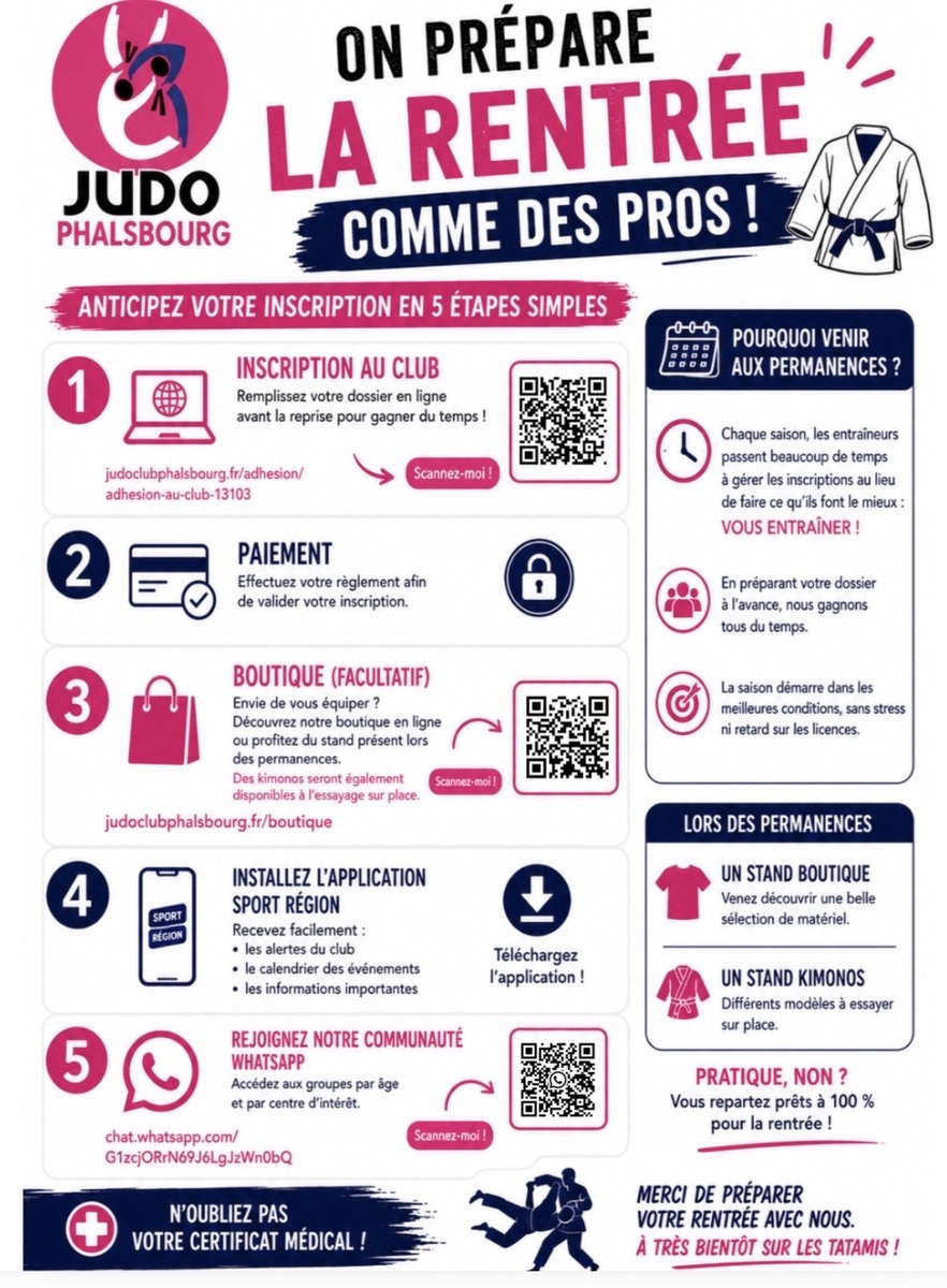 Ouverture des inscriptions