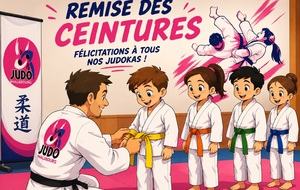 Remise des ceintures et médailles