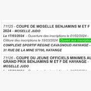 COUPE MOSELLE BENJAMINS