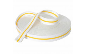 CEINTURE BLANCHE 1 LISERÉ