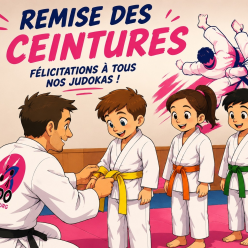 Remise des ceintures et médailles